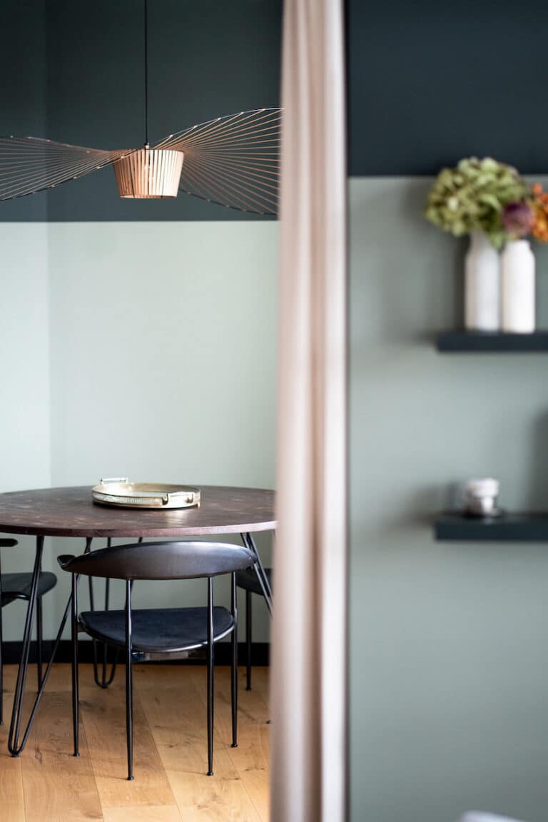 Groen interieur