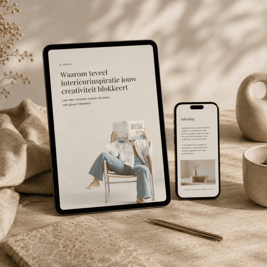 Ebook: waarom teveel interieurinspiratie jouw creativiteit blokkeert
